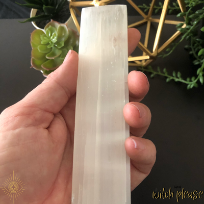 Selenite Charging Plate - 6 inches long