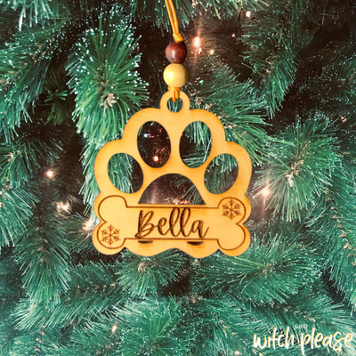Custom Made holiday ornament for your dog 
